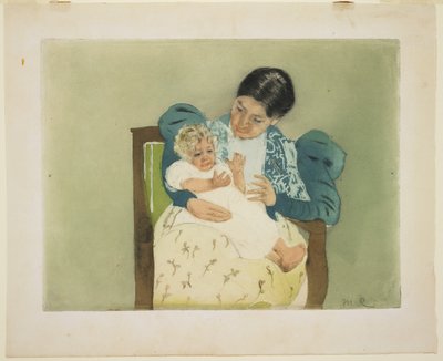 The Barefooted Child by Mary Cassatt